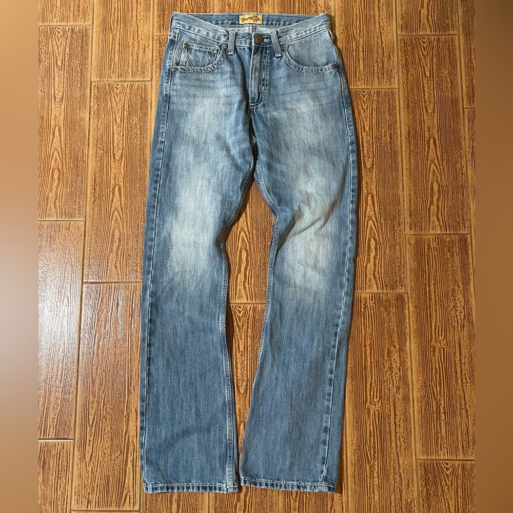Wrangler 20X Style 42 Men's Straight Blue Jeans 30x36